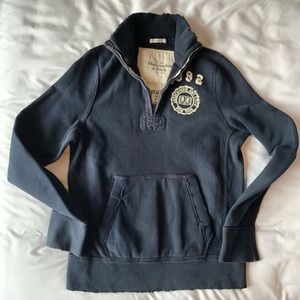 Abercrombie Men’s Half-zip SweatShirt: Slim/Muscle